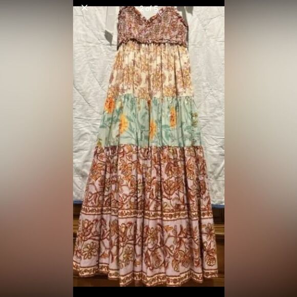 Free People Floral Patchwork Maxi Dress - Picture 3 of 6